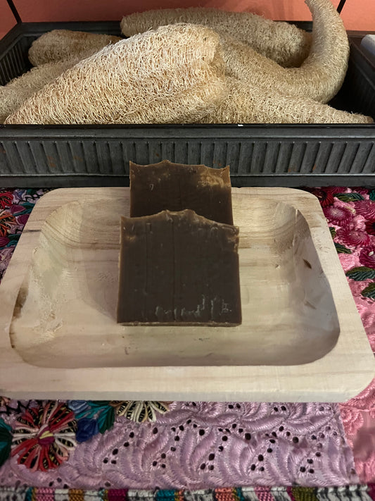 Pine tar soap