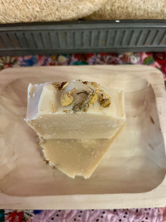 Chamomile and goats milk soap