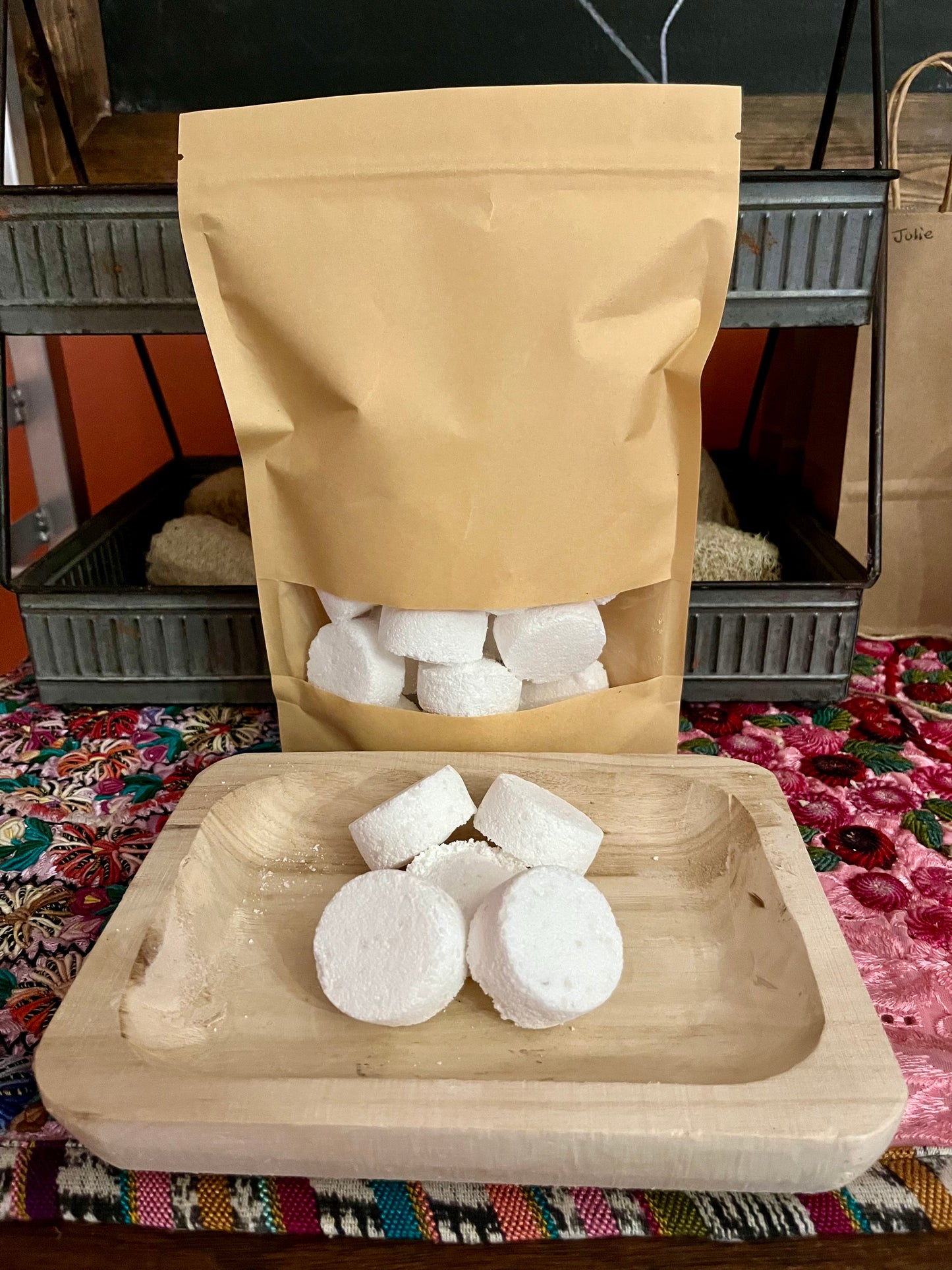 Lemongrass dishwashing tablets