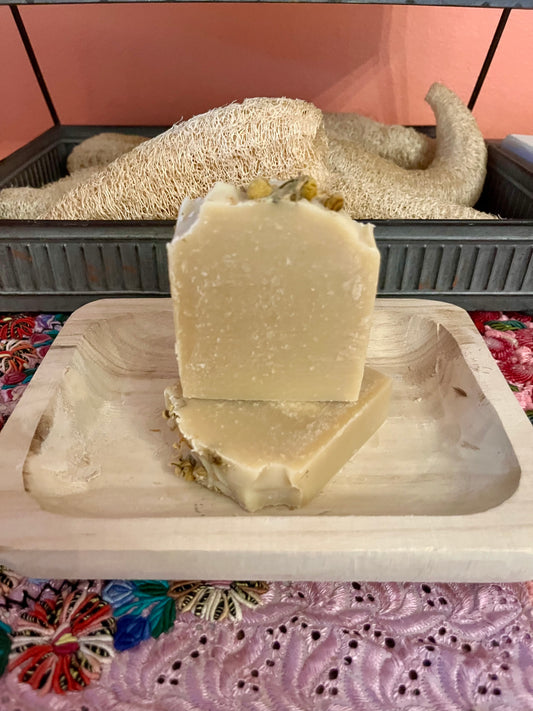 Chamomile and goats milk soap