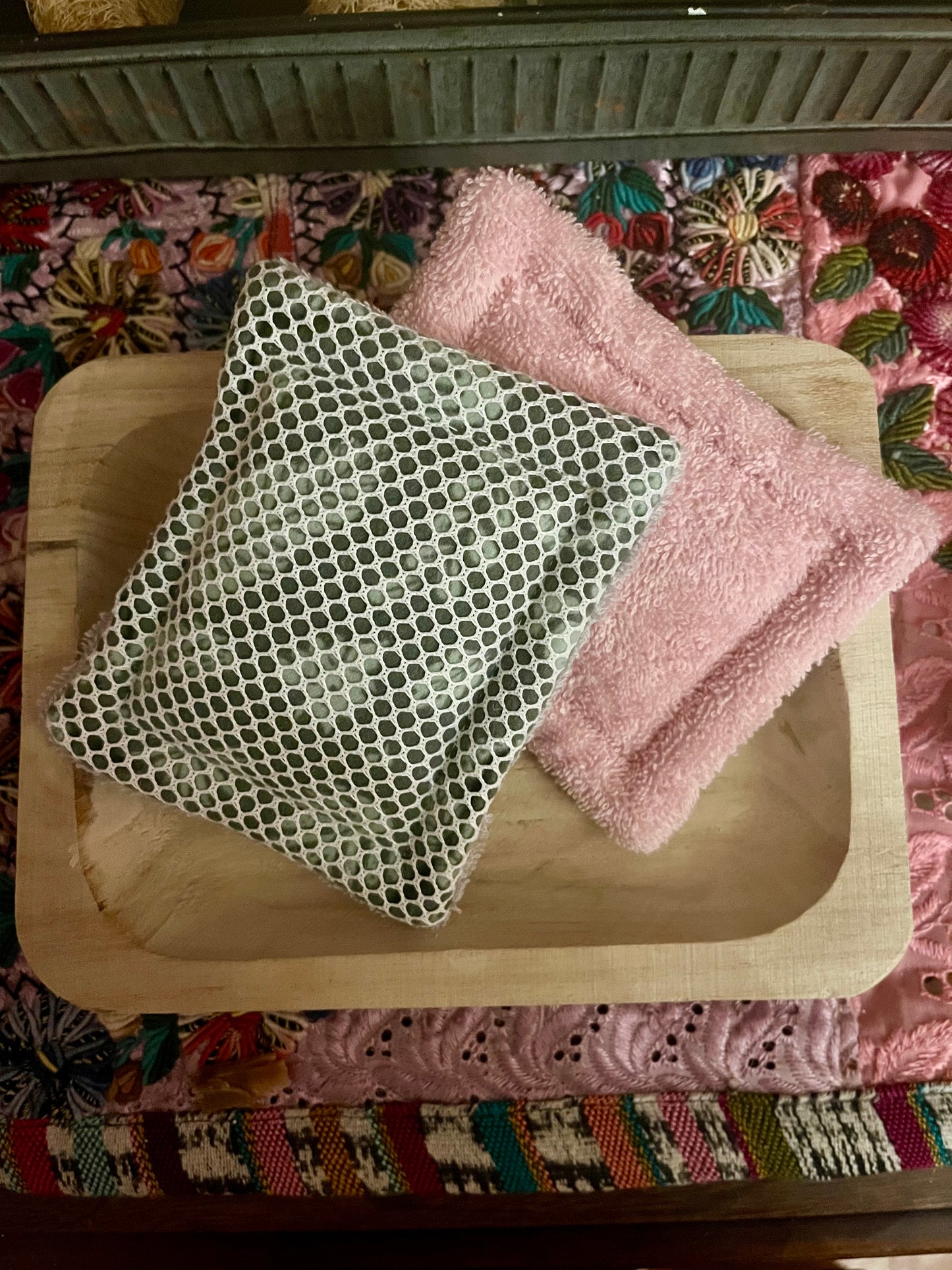 Zero waste reusable kitchen sponge.