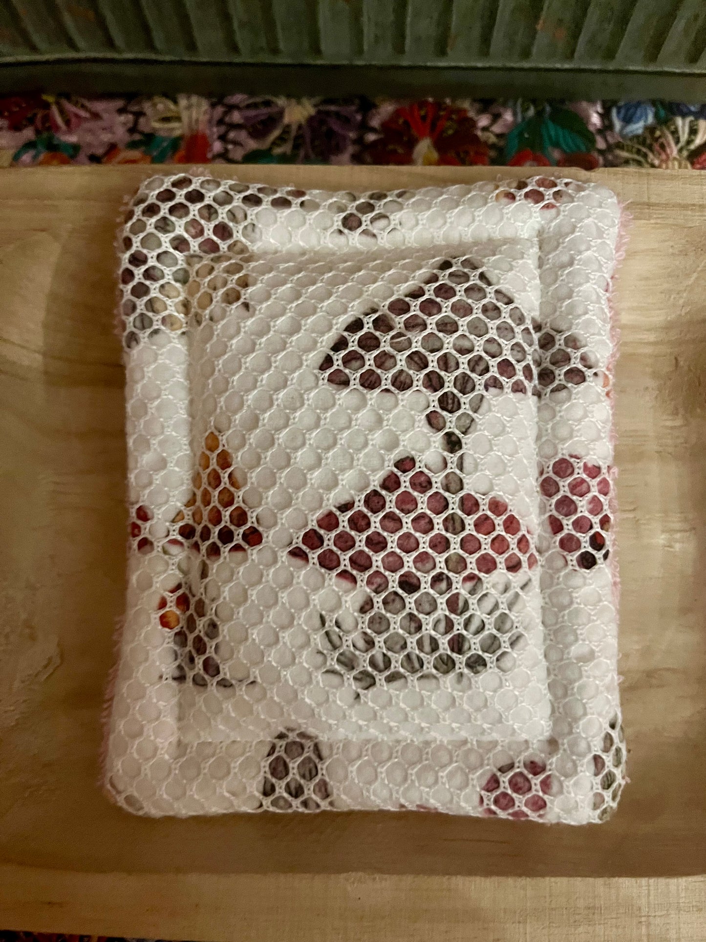 Zero waste reusable kitchen sponge.